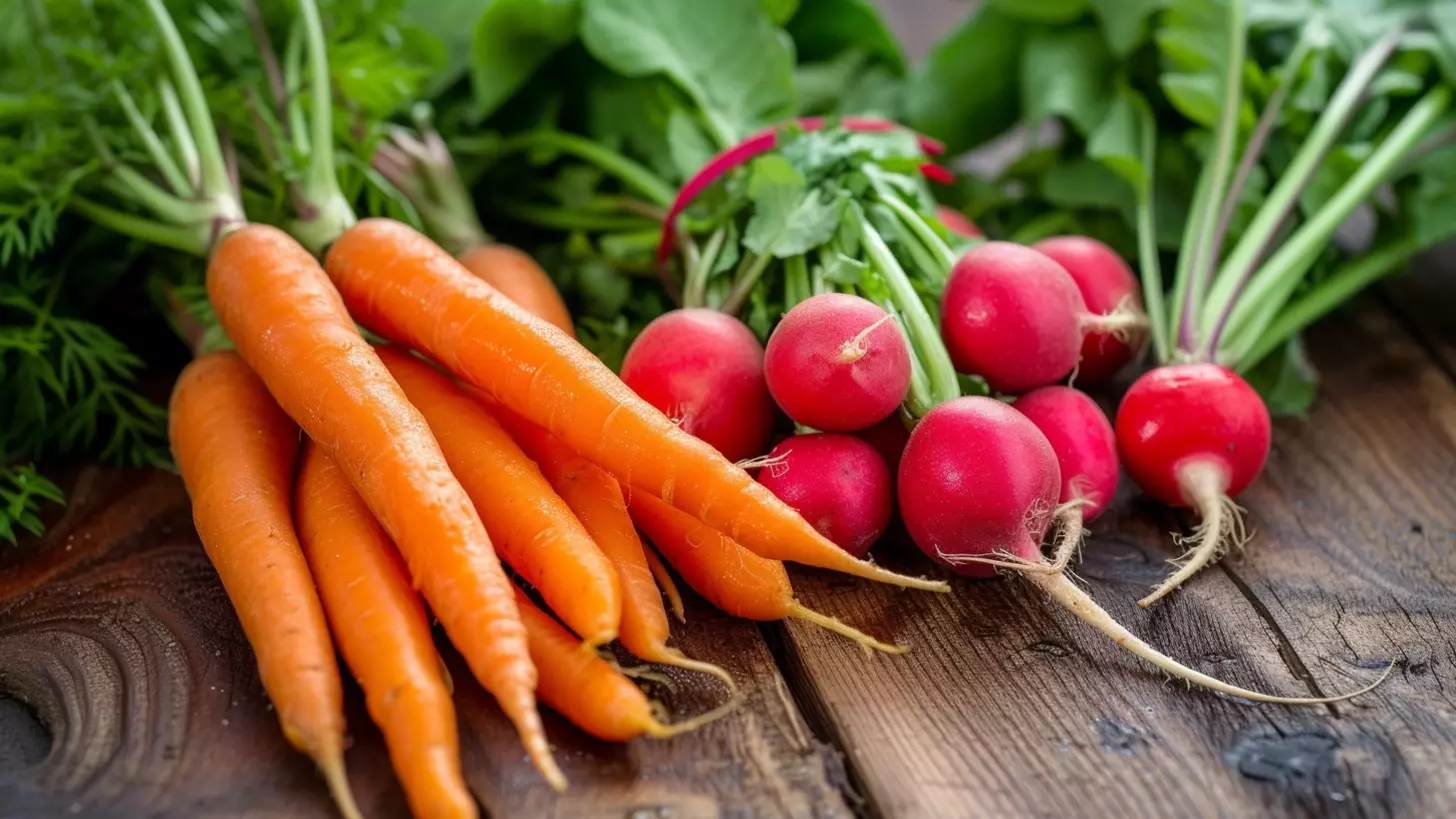 Классический набор ингредиентов для квашеной капусты — морковь, репа, редис