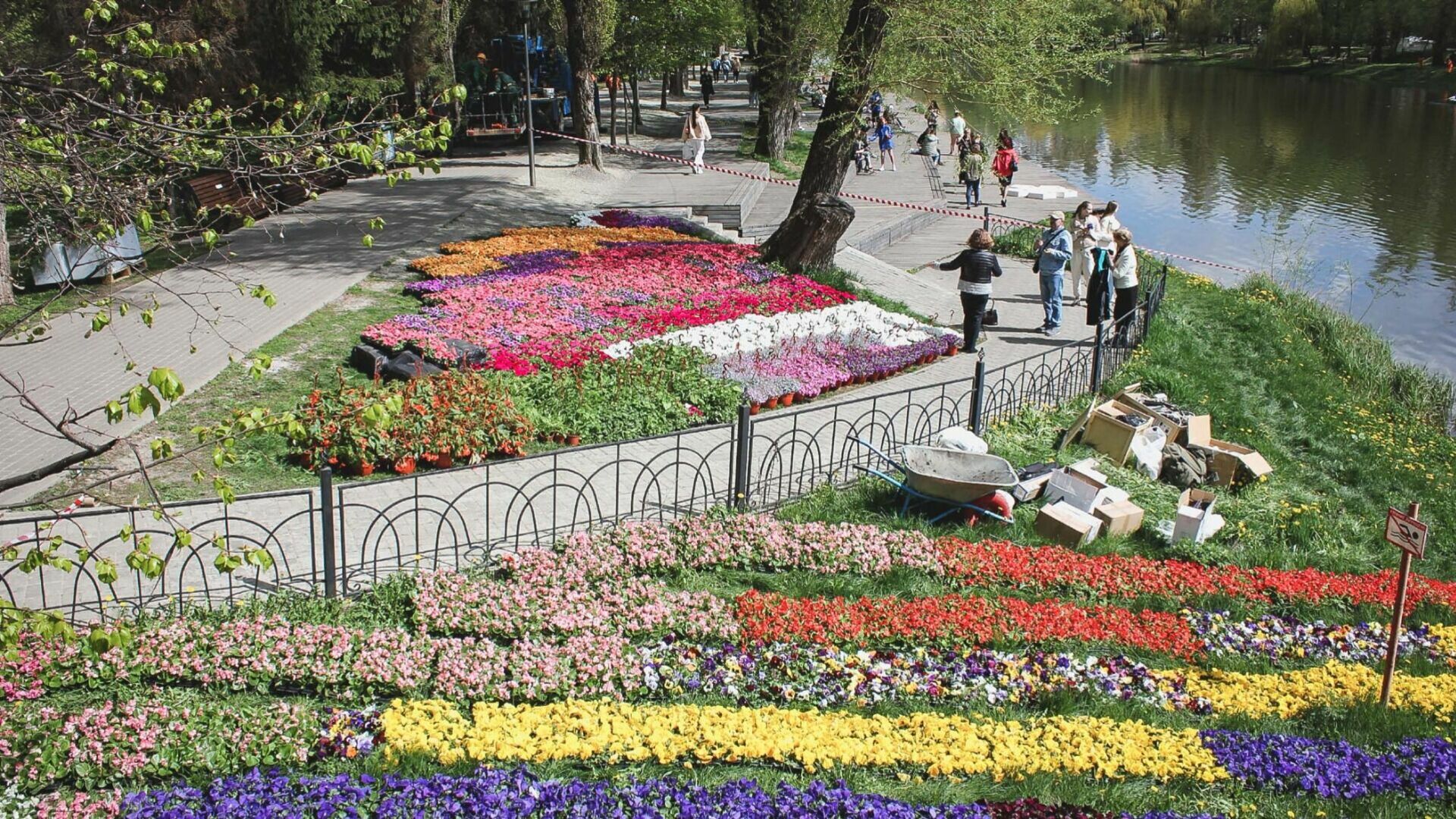 Почти 6 млн цветов посадят в парках и на улицах Петербурга