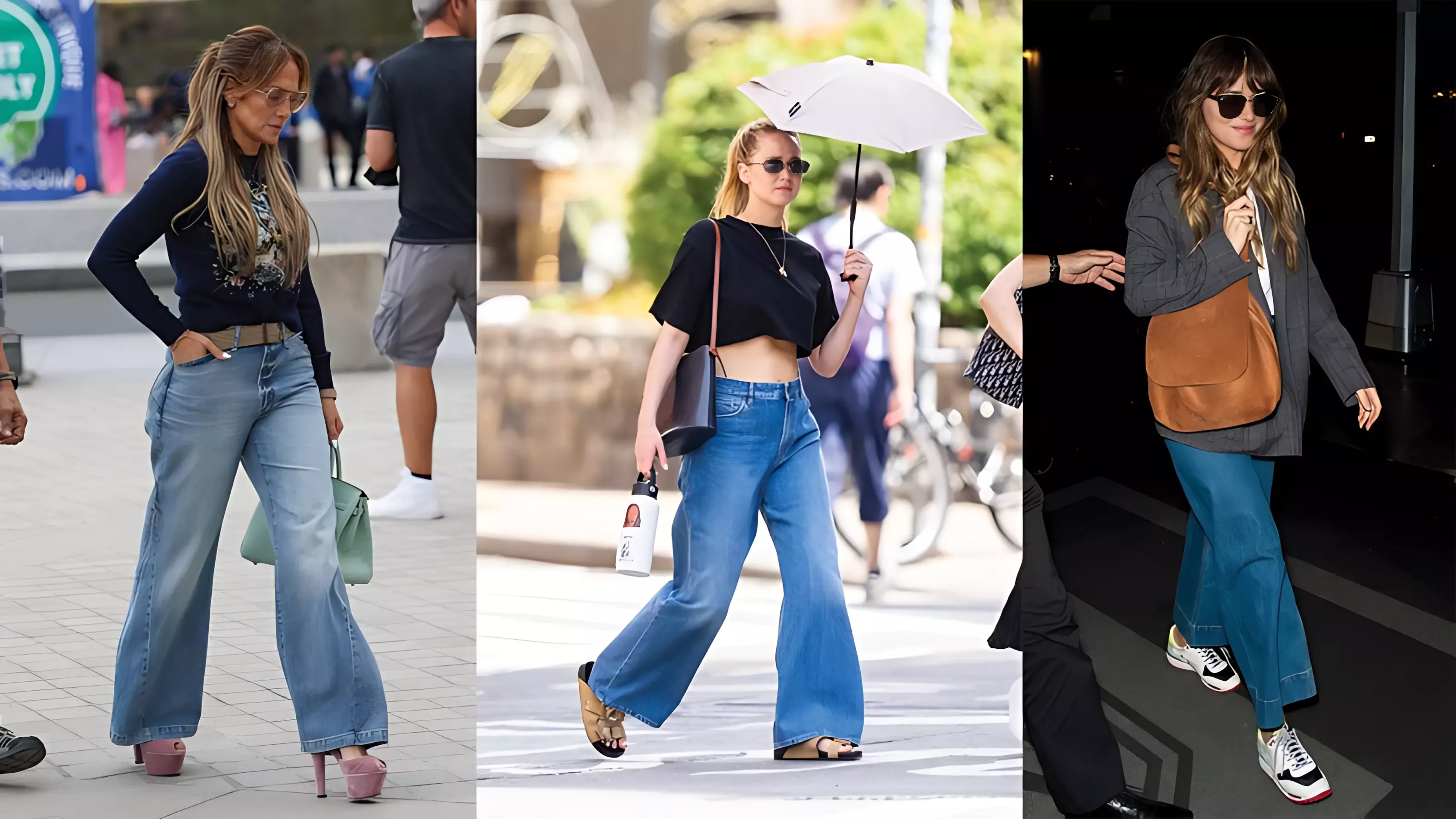 15 звезд примерили супер модные джинсы, актуальные в 2024 году