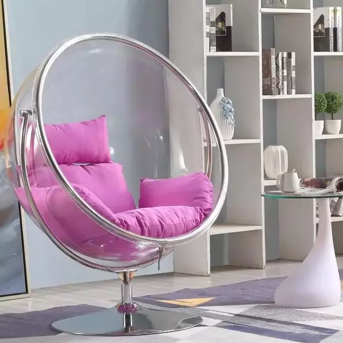 Прозрачное кресло-шар