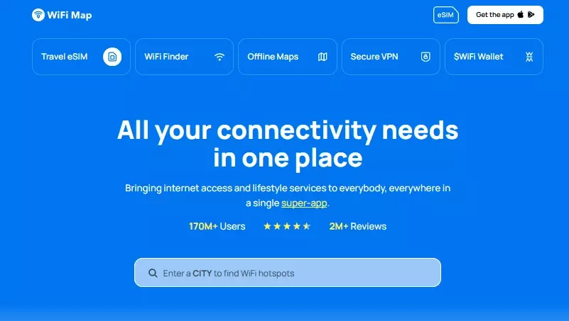 Приложение для поиска сетей Wi-Fi — WiFi Map