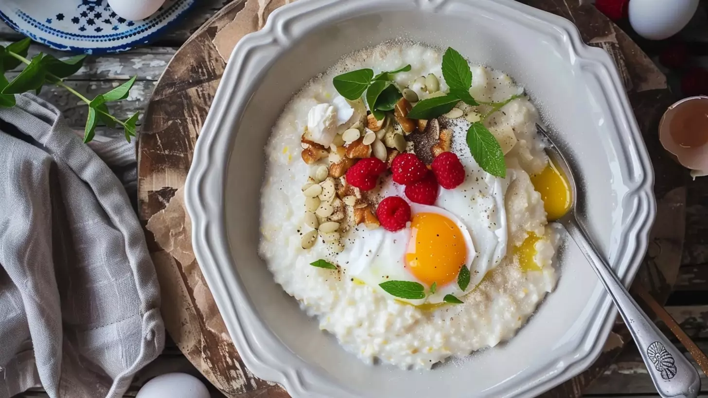 Манная каша с яйцом пашот: необычное блюдо на завтрак, которое стоит попробовать