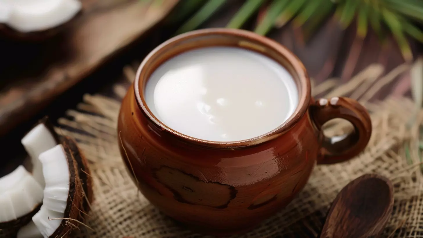Кокосовое молоко содержит полиненасыщенные жирные кислоты