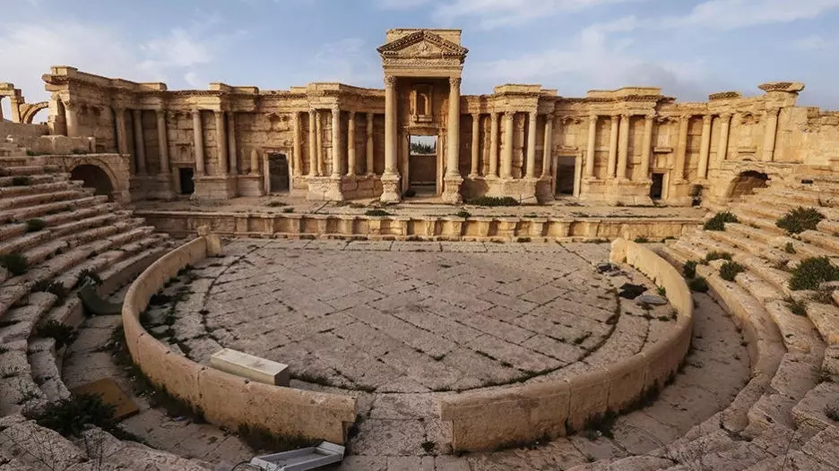 Пальмира, некогда процветающий город Римской империи