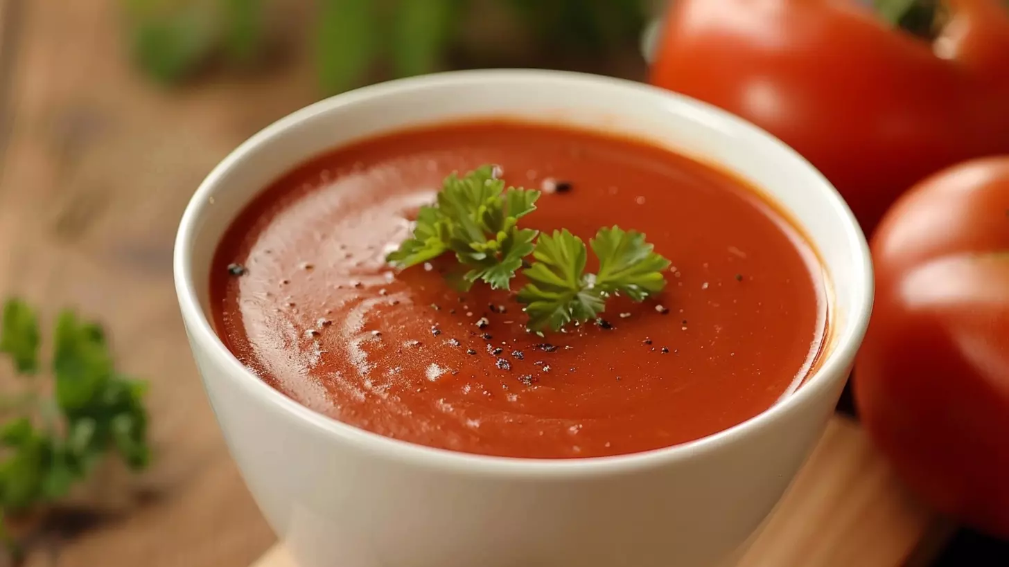 Рецепт №3: томатный суп с перцем